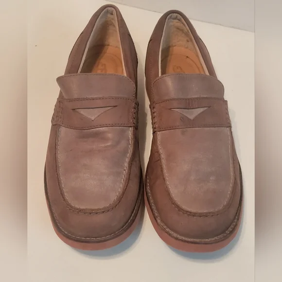 UGG | Shoes | Ugg Mens Shearling Brown Leather Loafers  display picture 3